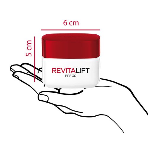 Revitalift Gama Blanca Crema de día FPS 30 Medidas L'Oréal Paris